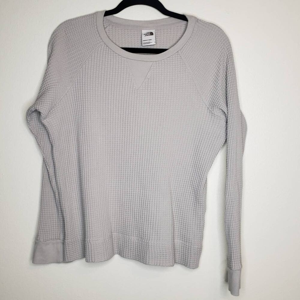 The North Face| Gray Thermal Long Sleeve Pullover